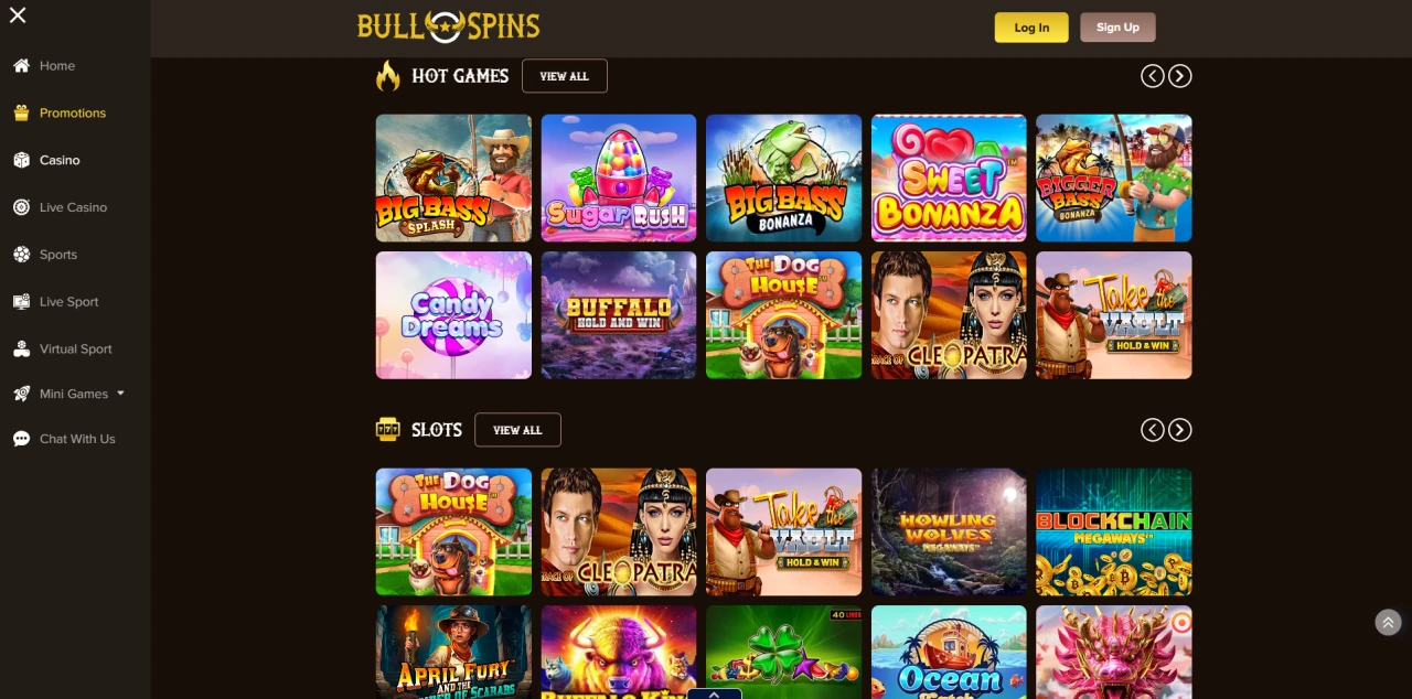 Bullspins Casino Slots