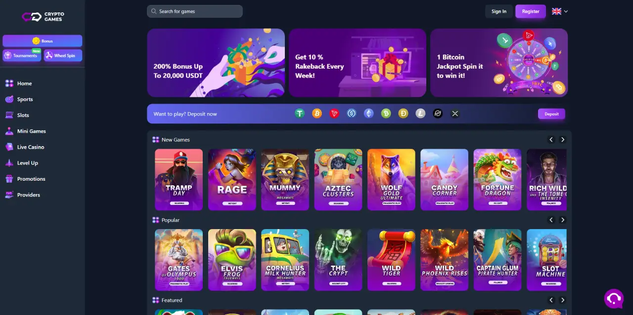 Crypto Games Casino