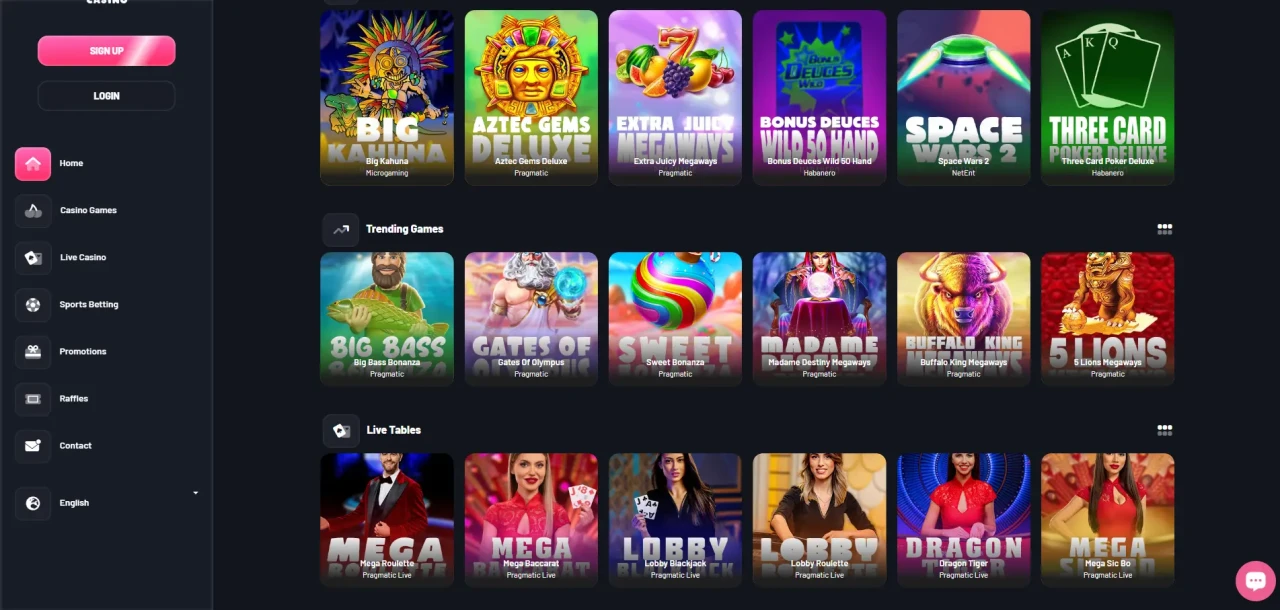 Games at Seven Casino Not On Gamstop