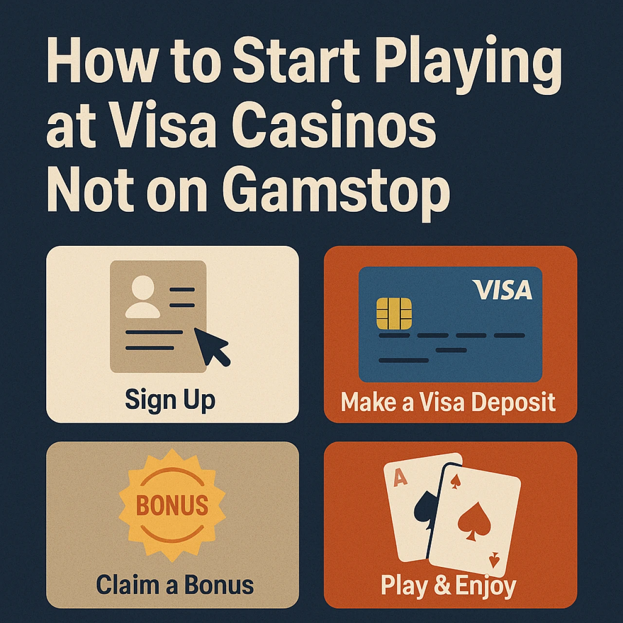 How to Play at a Visa Casino Not on Gamstop