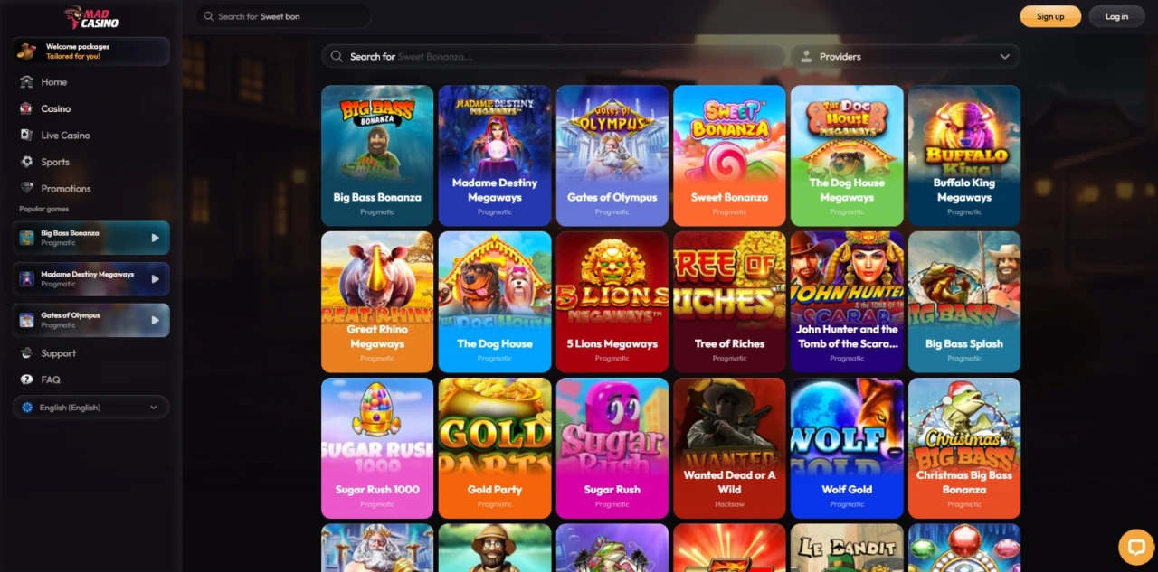 Mad Casino Slots