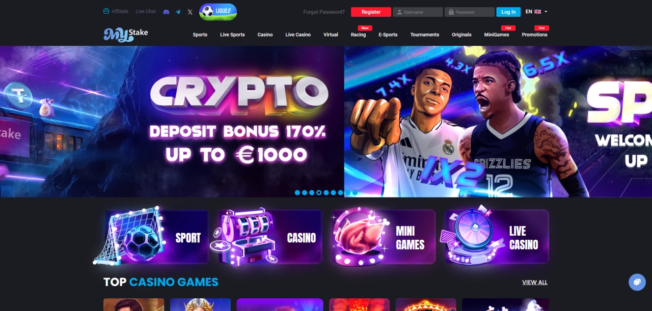 Mystake Homepage