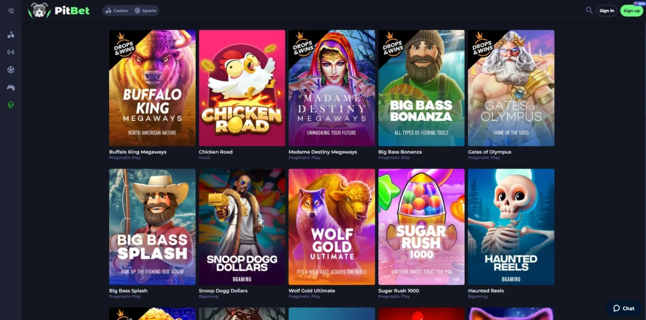Pitbet Casino Slots