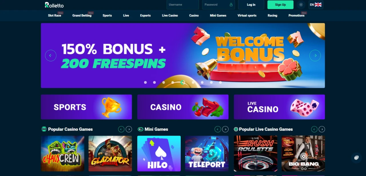 Rolletto Non Gamstop Casino Rolletto Bonuses and Promotions