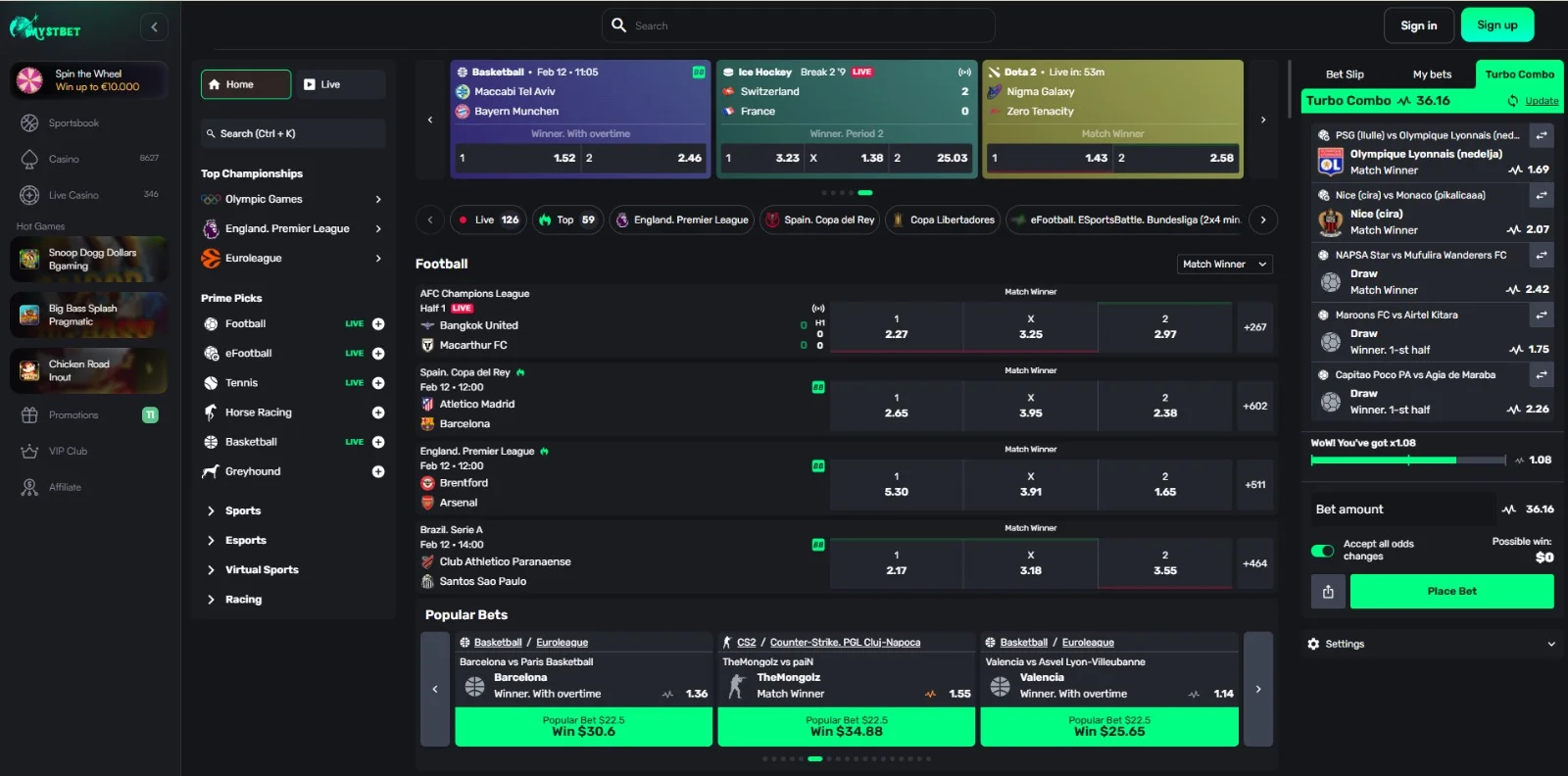 betti casino sportsbook